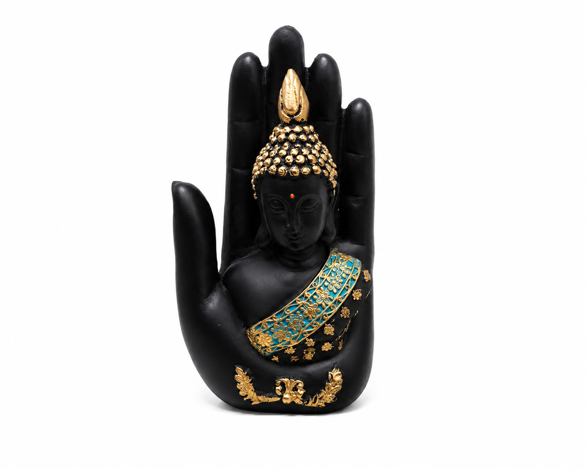 Black Buddha Hand Statue