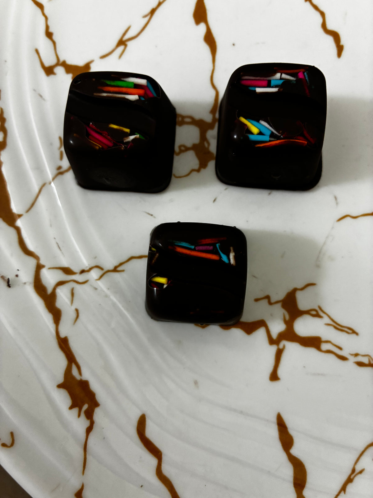 Handcrafted Dark Chocolates Bonbons