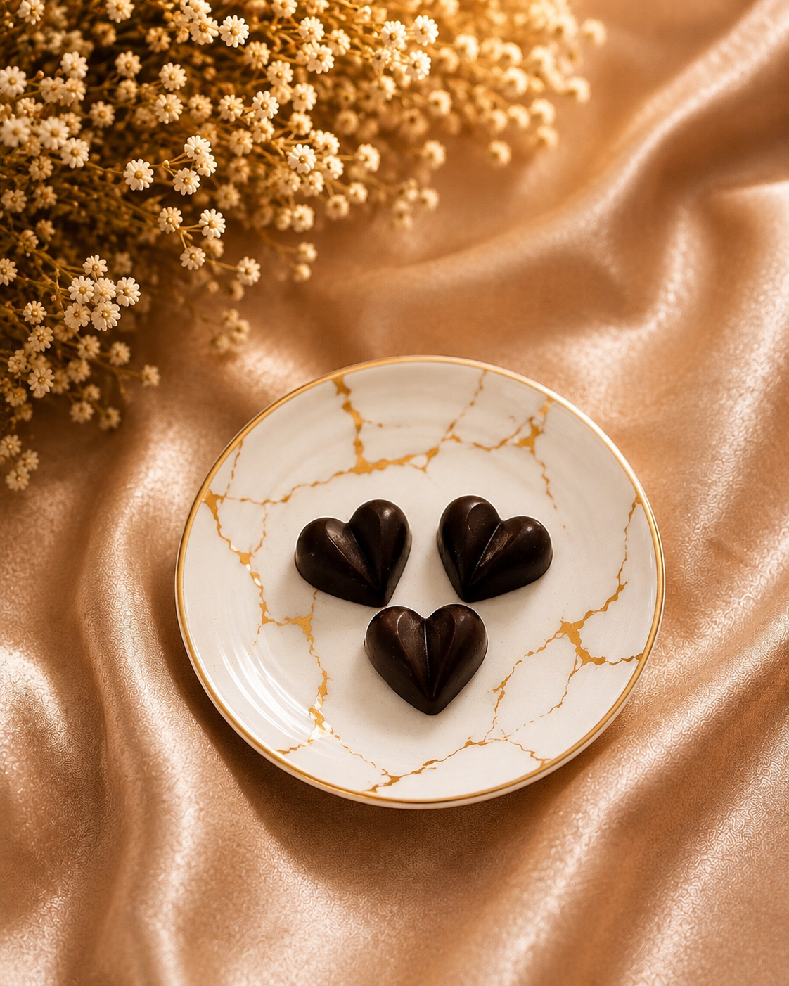 Handmade Milky Chocolate Hearts