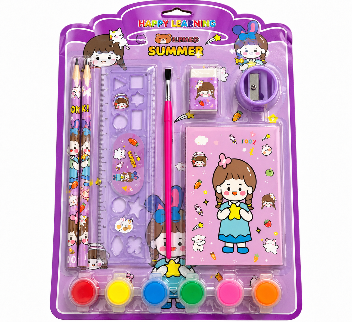 Lavender Painting & Stationery Kit