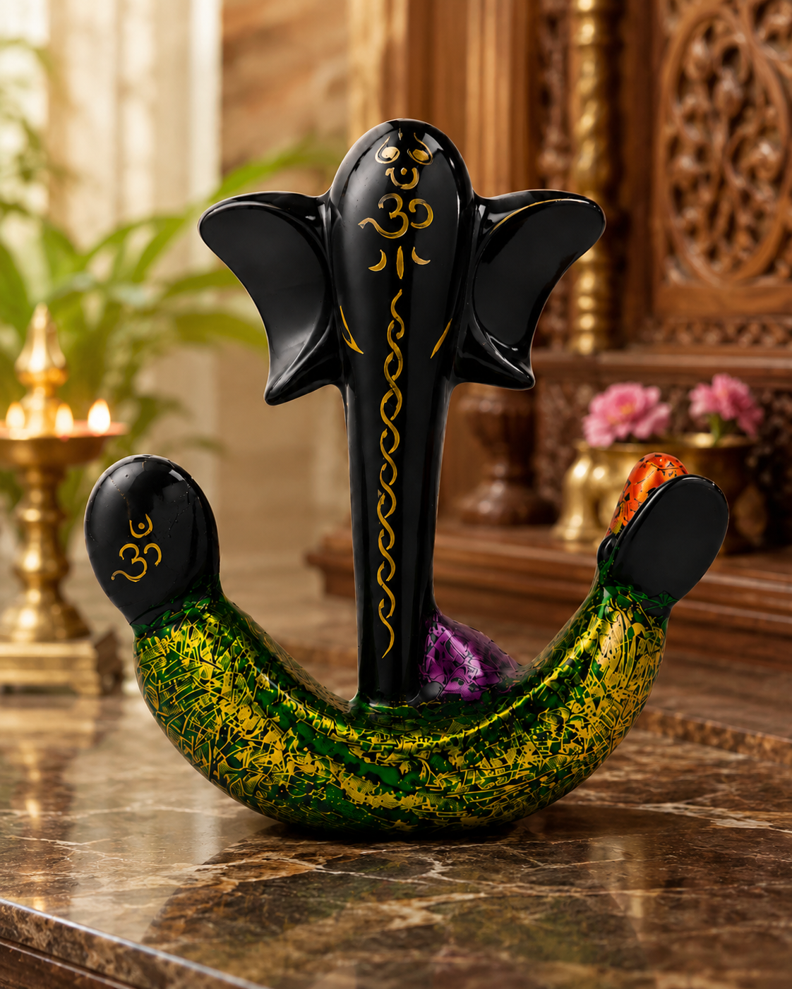 Om Ganesh Decorative Showpiece