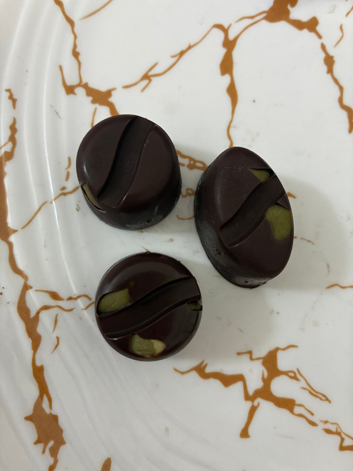 Handmade Pistachio Chocolates