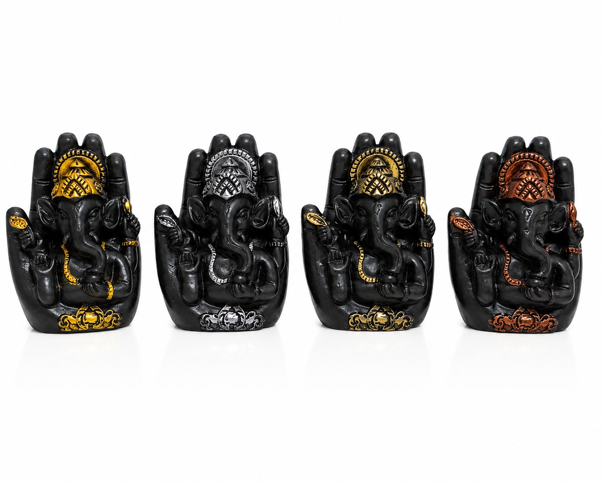 Mini Black Ganesh Idol