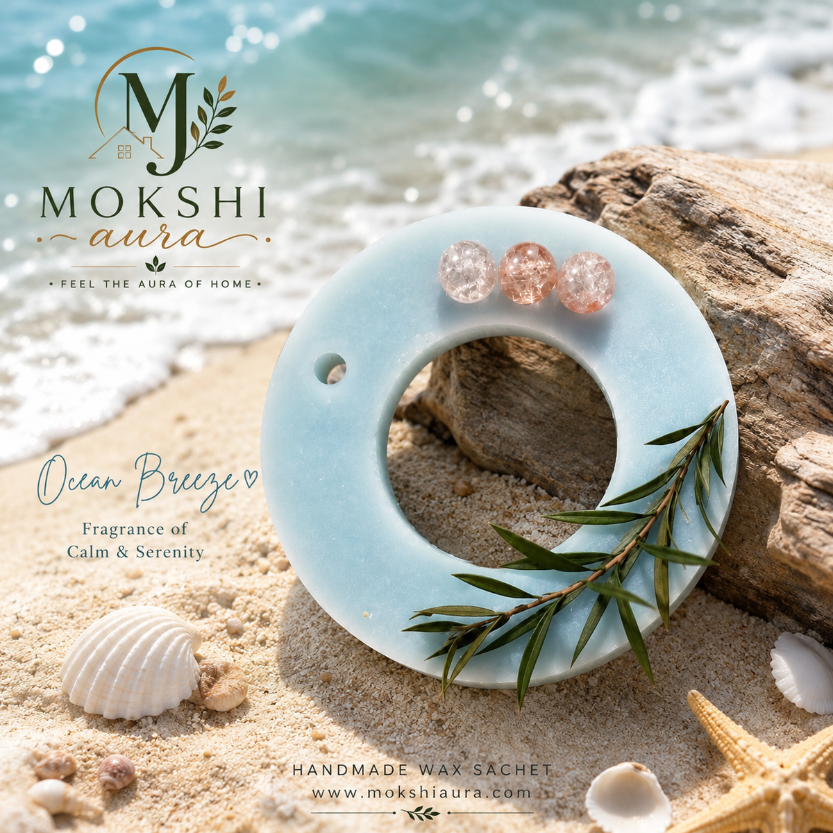 Ocean Breeze Wax Sachet