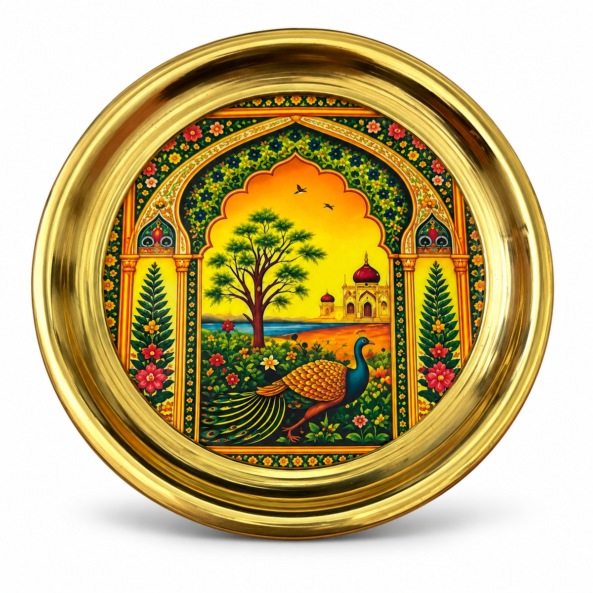 Peacock Pichwali Plates