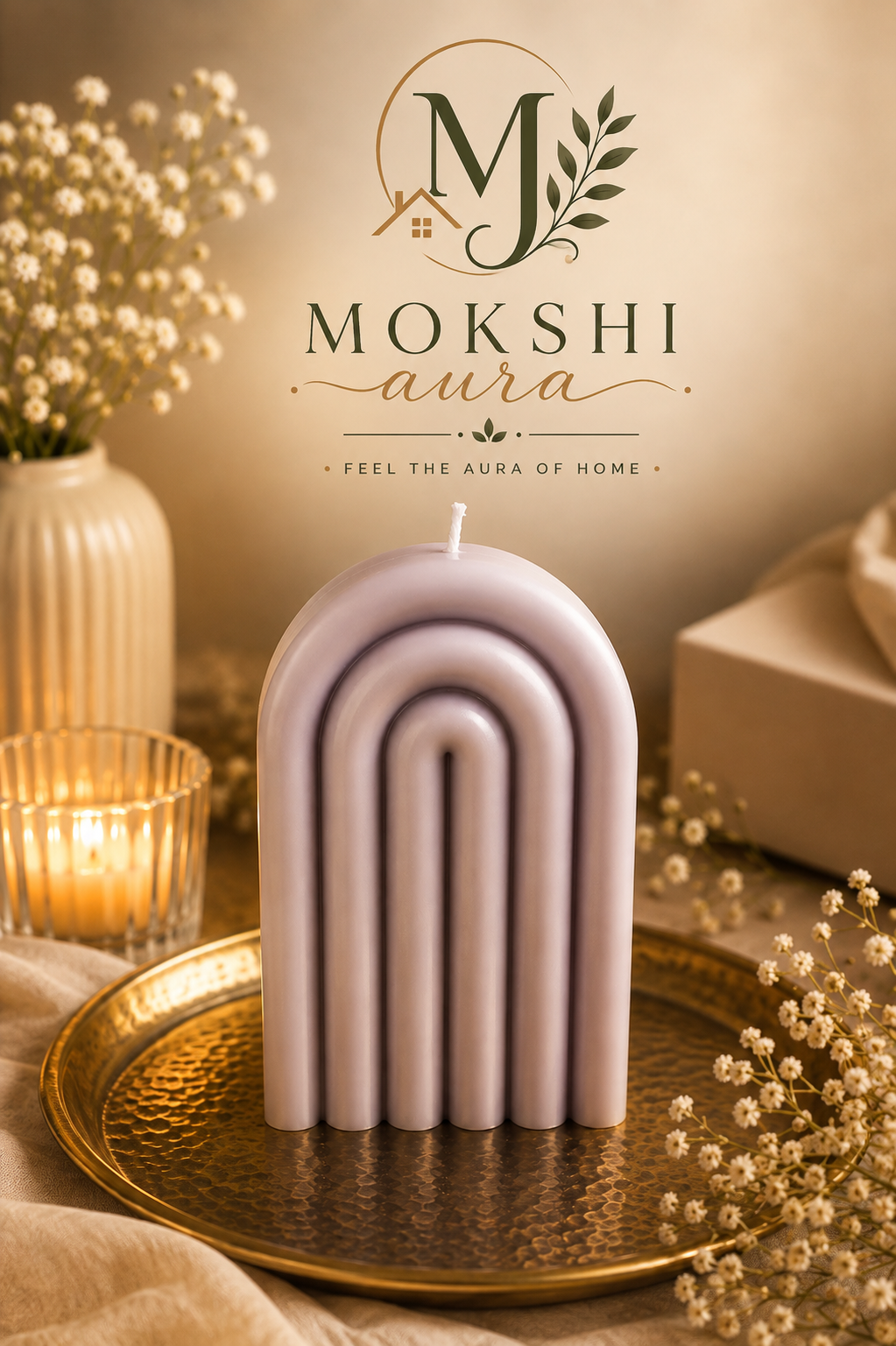 Rainbow Arch Candle