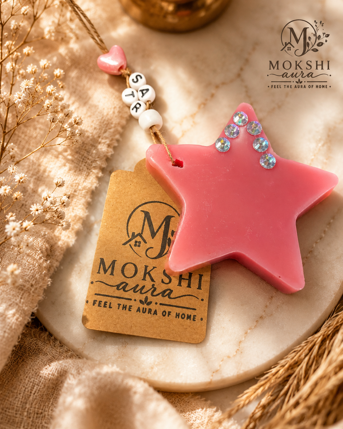 Star of Love Wax Sachet