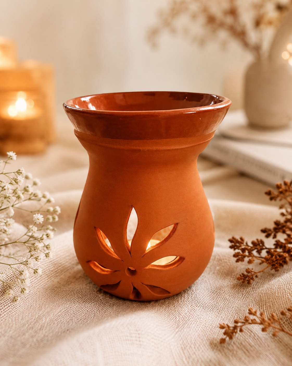Teracotta Floral Aroma Diffuser